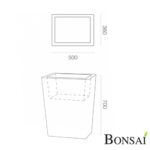 Cvetlično korito Big 50