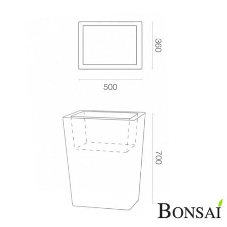 Cvetlično korito Big 50