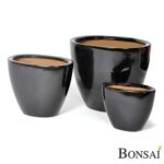 Okrasna vaza Grace črna