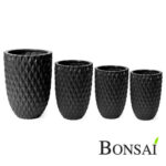 okrasni lonec Trend črne barve