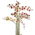Umetna orhideja 110 cm belo roza