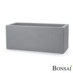 Cvetlično korito Balcony 80 beton barve - zunanja cvetlična korita