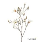 Umetna veja Magnolija 105cm krem barva cvet