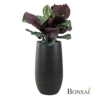 Vaza za rože Sally črna grafit
