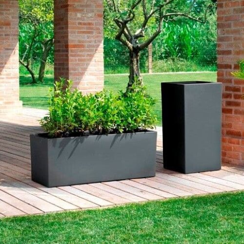 Cvetlično korito Balcony pvc antracit 100 veliko