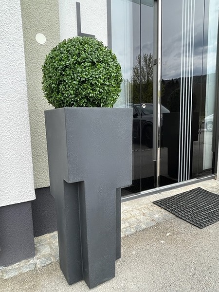 Okrasni lonci za rože Los Angeles 100 antracit