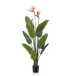 Umetna strelicija s cvetovi 120cm