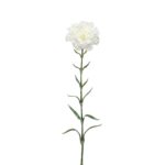 Umetni nagelj 67 cm bela barva