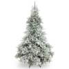 Zasnežene umetne jelke - bela božična drevesa Finland
