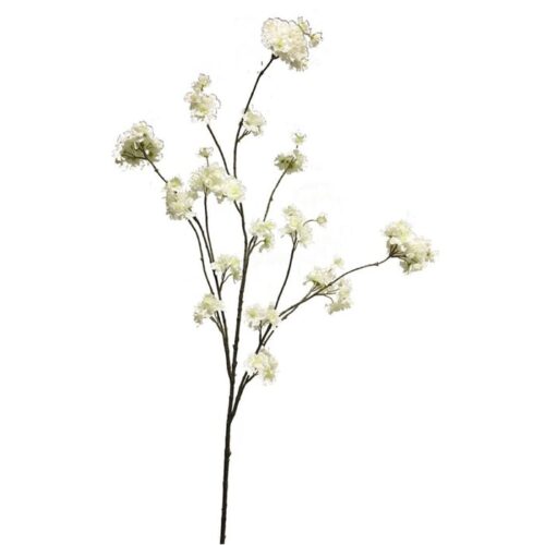 Cvetna veja 125cm bele barve