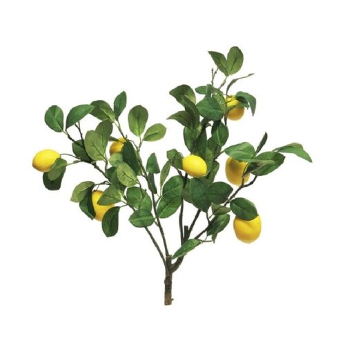 Umetni grm limona 60cm s plodovi