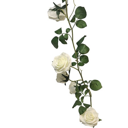 Vrtnica girlanda bela 145 cm