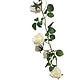 Vrtnica girlanda bela 145 cm