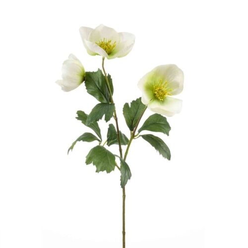 Umetni teloh 44 cm belo zelen
