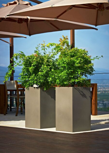 Cvetlični lonec Tower 70 x 40 cm antracit