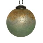 Steklena kroglica zelena d10cm