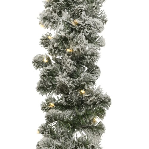 Umetna girlanda LED zasnežena 270cm