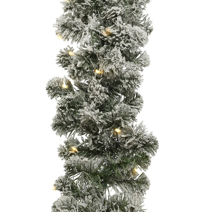 Umetna girlanda LED zasnežena 270cm