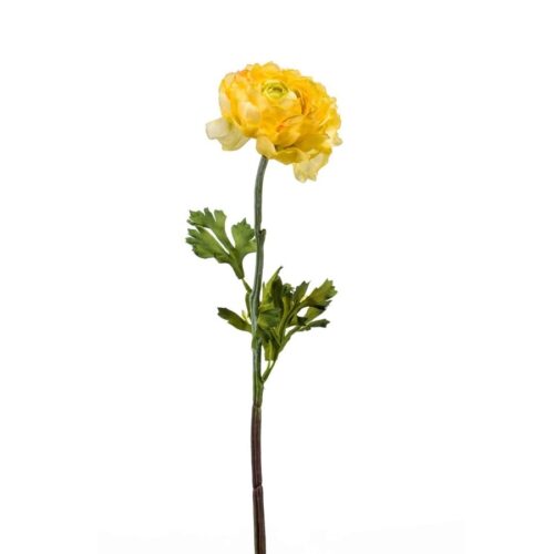 Umetna ranunkula rumena 50cm