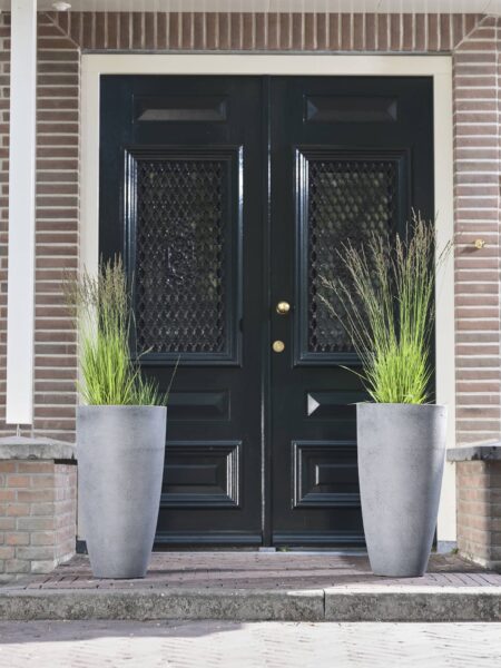 Cvetlični lonec Nova beton siva D35H67 2