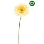 Gerbera 63cm rumena