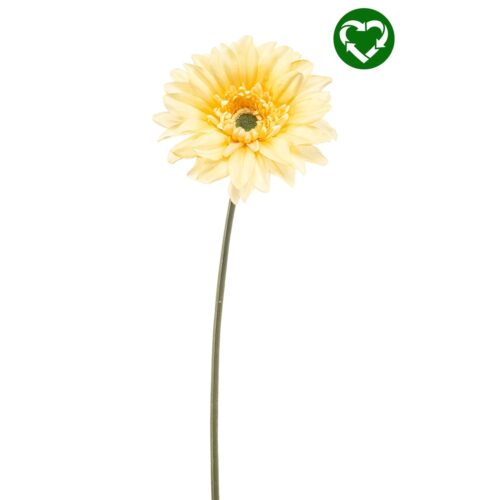 Gerbera 63cm rumena