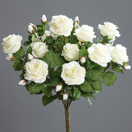 Umetno cvetje - Šopek vrtnice krem 57 cm x15 600770