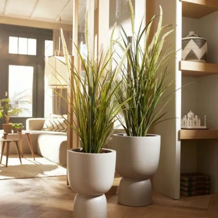 Umetna trava v loncu 115 cm – umetne dekorativne trave