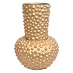 Vaza za rože Dora gold 28 x 39 cm