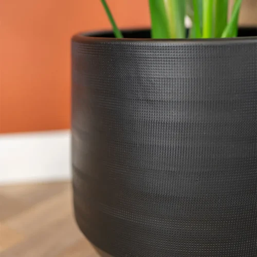 Norell okrasni lonec 42 x 38š cm črne barve