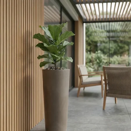 Cvetlični lonec Slim 70 cm Cappucino