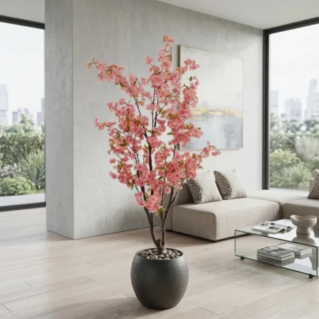 Cvetno drevo 175cm roza