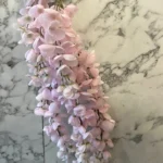 Umetna veja glicinija 113cm svetlo roza