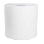 helij okrasni lonci bele barve