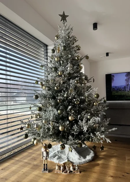 Umetne novoletne jelke Norway Bonsai dekorativne rastline