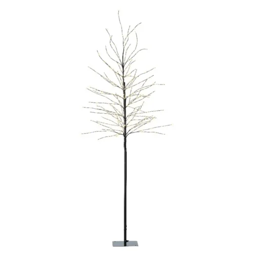 910328_Drevo z mikro LED lučkami - črno kovinsko 180 cm