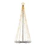 910331_Jelka v obliki stožca iz LED lučk 240cm