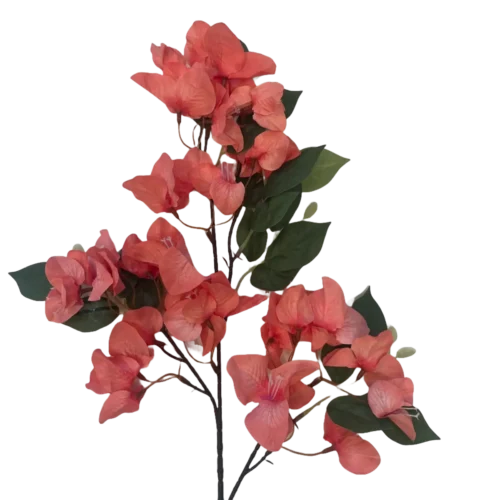 Umetna veja Bugenvilija 78cm peach