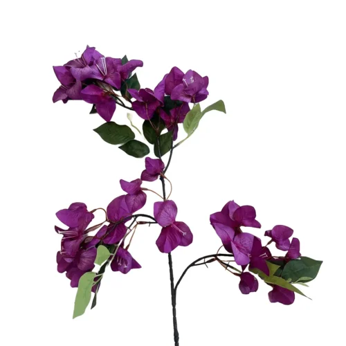 Umetna veja Bugenvilija 78cm vijoličaste barve
