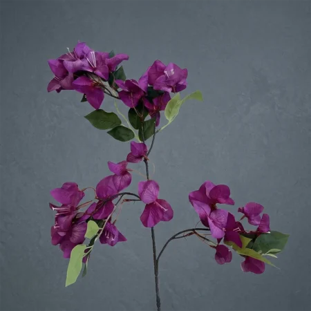 Umetna veja Bugenvilija 78cm vijoličaste barve