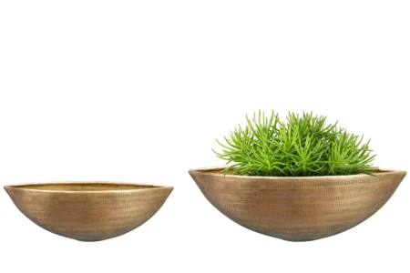 Vaza podolgovata Rowen zlata D35x12 H11