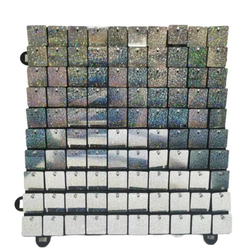 Zidni panel 30 x 30cm srebrna galaksija