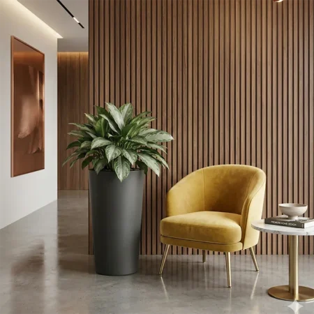 Okrasni lonec Brooklyn 75x40 antracit