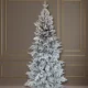Umetna jelka zasnežena Aspen 210 cm Slim 100% PE (3D iglice) - ozke novoletne jelke