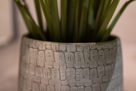 Okrasni lonec Renco 36 x 32 peščen -Bonsai(1)