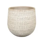 Okrasni lonec Renco 36 x 32 peščen -Bonsai(1)