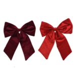 Bozicna-pentlja-svetlo-ali-temno-rdeca-zametna-30cm-1kos