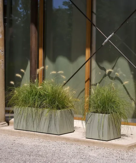 Cvetlično korito Nature 100 Oasi zelena barva - zunanja cvetlična korita(1)