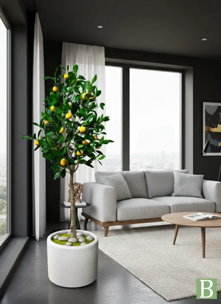 Umetna limona 150 cm Bonsai Dekor Trzin Umetna limona 150cm Santorini