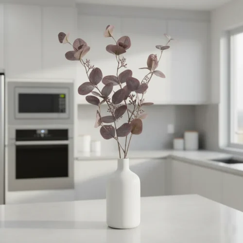 Umetna veja evkalipt 73 cm purple
